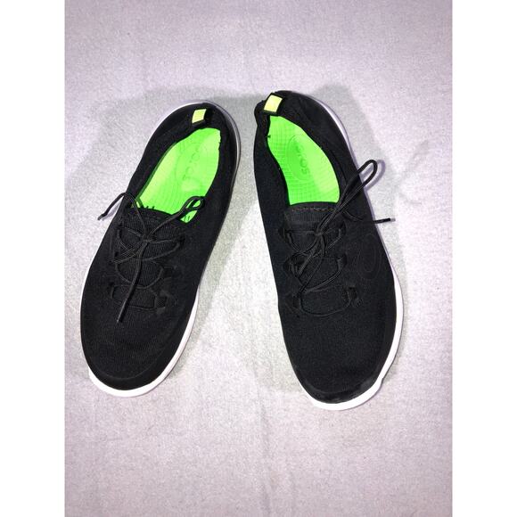 OOFOS OOmg Low WoMen’s Black Recovery Shoes Size – Lightweight Comfort - Picture 2 of 5